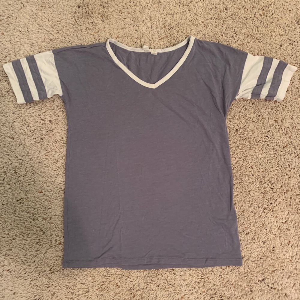 Others Follow Light Purple and White Tee
